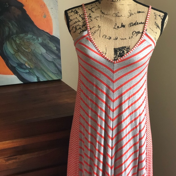 Anthropologie Mixed Stripe Jersey Maxi Dress - Picture 2 of 5